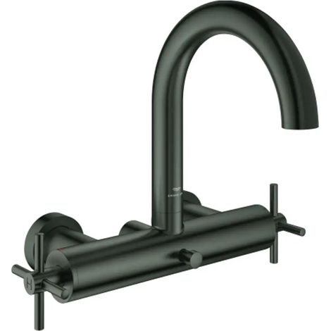 Grohe Atrio Monoblock para baño y ducha 1/2" Anthracite, 25268AL0