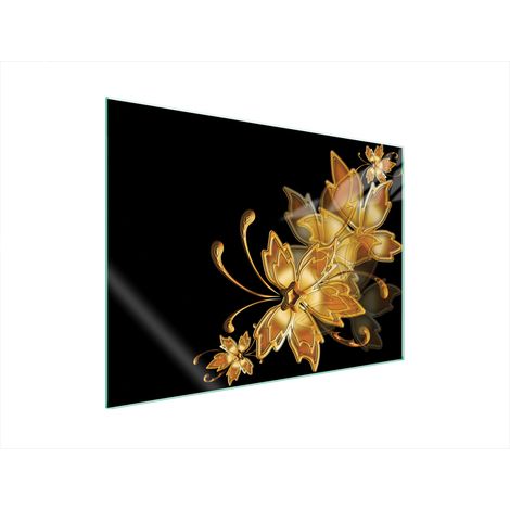 GLASSCHUTZPLATTE FÜR HERD 70x52 GOLD (1/5)