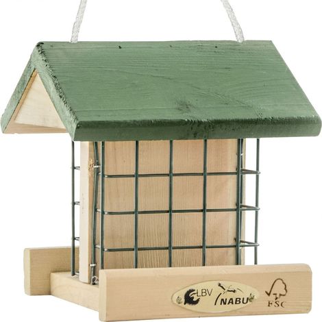 CJ Wildlife Futterhaus Pasadena grün/natur 19 x 18 cm Vogelhäuser (1/2)