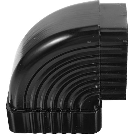 Raccord coudé métallique pour descente de gouttière, adaptateur pour tuyau de pluie (1/4)