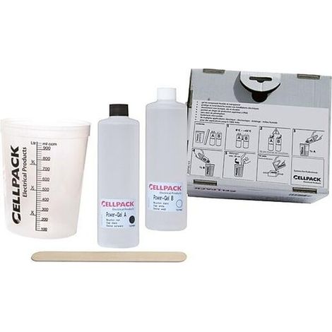 Cellpack Power Gel transparente Zweikomponenten-Dichtharz