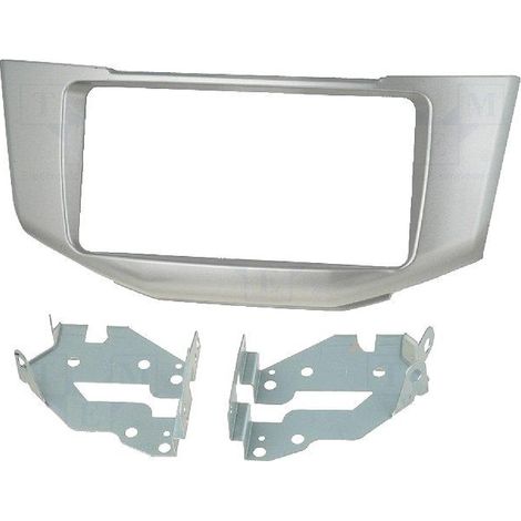 Facade autoradio 2DIN compatible avec Lexus RX330 RX350 RX400H - Argent