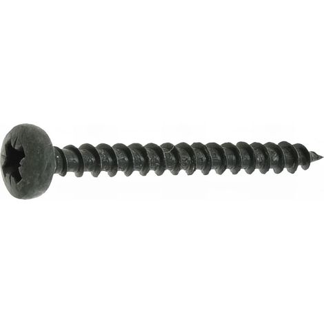 250 vis agglo tête cylindrique pozidriv acier zingués Noir - Diamètre 4,5 mm - Longueur 50 mm mm - Diamètre 4.5 mm