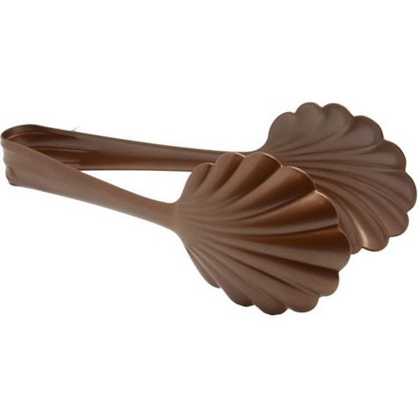 1 pièce Pince à pain cuivre, 21 cm, inox brillant, pince à servir le pain, pour service à table et apéritif