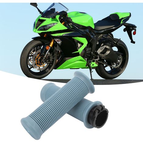 Ein Paar Motorradlenker 25/28 mm (Referenz: S006) in Blau. (1/5)