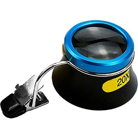 Loupe de précision, loupe de bijoutier pour la réparation de montres et de bijoux, outil de réparation de montres et de bijoux-20X