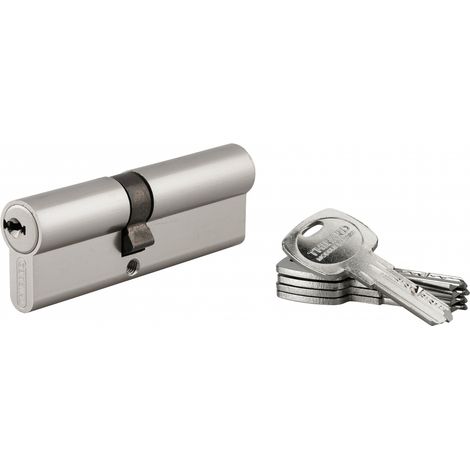 Thirard – Cylindre de serrure double entrée Trafic 6 – 40x50mm nickel – Anti-arrachement, anti-perçage, 5 clés, 6 goupilles – Haute sécurité