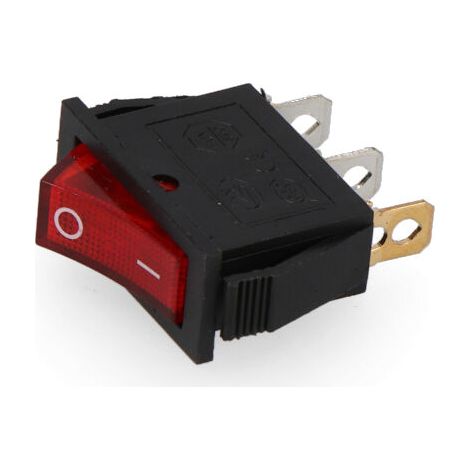 Interruttore luminoso da incasso stretto 16A (1/2)