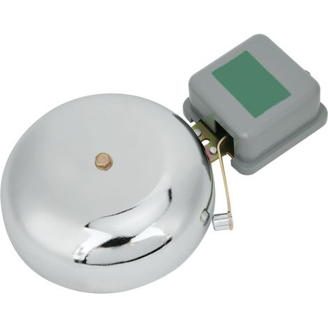 Sonnette électrique anti-étincelles à percussion externe en acier inoxydable, 150 mm, 220 V CA (1/5)