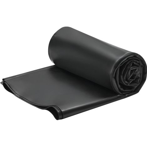 Rouleau de toiture, 4,572 x 7,62 m, membrane de sous-couche de toiture, en caoutchouc EPDM de 1,14 mm, résistant aux intempéries et températures extrêmes, pour camping-cars, toits et étangs (1/5)