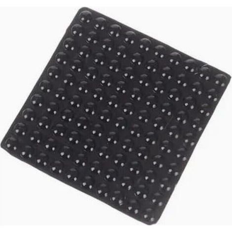 100 Pièces Amortisseurs Patins pour Meubles, Coussinets de Protection en Silicone Auto-Adhésifs, Butoirs de Porte et Pare-Chocs d'Armoire Noir, 10x3mm
