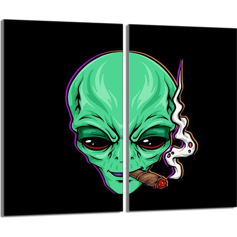 Glasschutzplatte für Herd 2x30x52 UFO (1/5)
