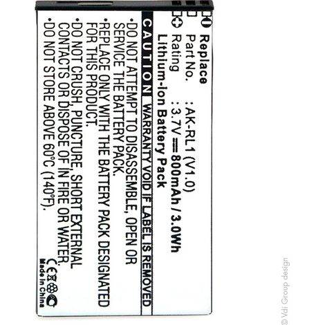 NX - Batterie téléphone, smartphone, GSM pour Emporia 3.7V 800mAh - AK-RL1AK-RL1 (V1.0) (1/4)