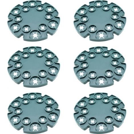 Pair Lot de 6 supports pour tiges de bambou, plantes grimpantes, plants de tomates, concombres, clématites
