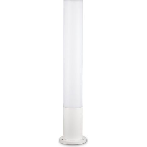 Ideal Lux Edo Outdoor - 1 leichter runder Außenpoller weiß IP44 (1/2)