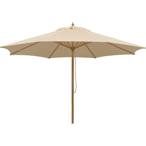 Ombrellone Malaga Schneider, natura, ca. 300 cm Ø, 8 componenti, rotondo (1/5)