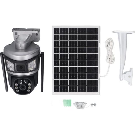 Eosnow Caméra de sécurité extérieure sans fil avec panneau solaire 7,5 W (1/5)
