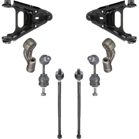 KIT BRACCIO OSCILLANTE 8 PEZZI COMPATIBILE CON SMART CITY-COUPE (450) 0.7 (450.333) / Kit Sospensione Completo OE/OEM / Bracci Oscillanti + Testine Sterzo / Sostituzione Diretta OEM