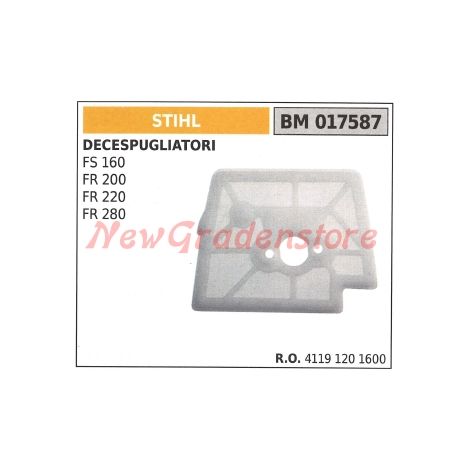 STIHL Luftfilter für Freischneider FS 160 FR 200 220 280 017587