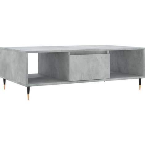 vidaXL Tavolino Salotto Grigio Cemento 104x60x35 cm Legno Multistrato (1/5)