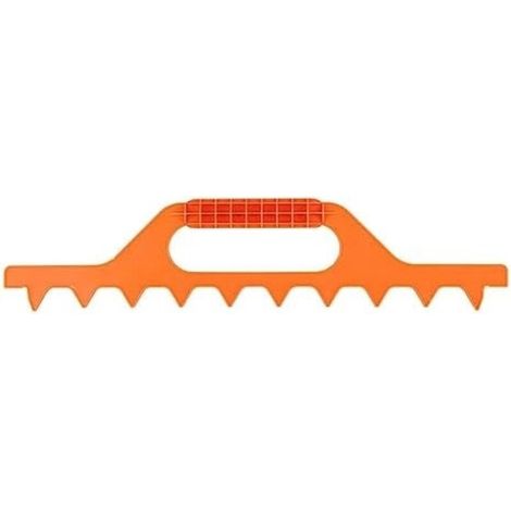 Outil d'espacement de cadre d'abeille, apiculture légère et durable, espacement correct du cadre, entretoise de cadre d'abeille en plastique pour apiculteurs (orange boîte de 9)
