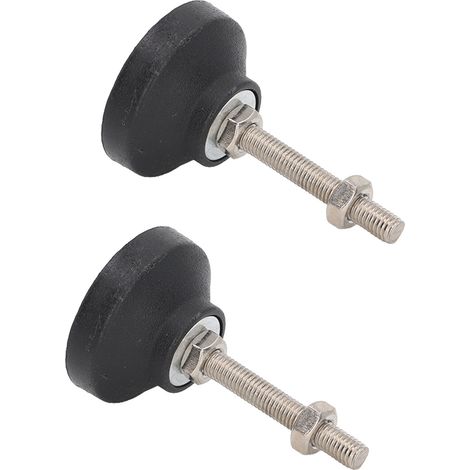 Set mit 2 verstellbaren M8-Möbelfüßen, drehbaren Nivellierfüßen (50 mm Durchmesser), 50-mm-Verstellschrauben für Tisch und Stuhl (1/5)