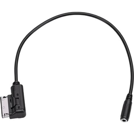 Cavo interfaccia da MI a jack femmina da 3,5 mm, struttura in metallo, trasmissione audio stabile, design plug and play per veicoli Classe C, Classe E e Classe S. -Crezuo