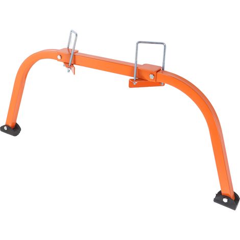 Support de toit en aluminium robuste pour échelle, antirouille, stabilisateur stable, travail en hauteur, couleur orange (1/5)