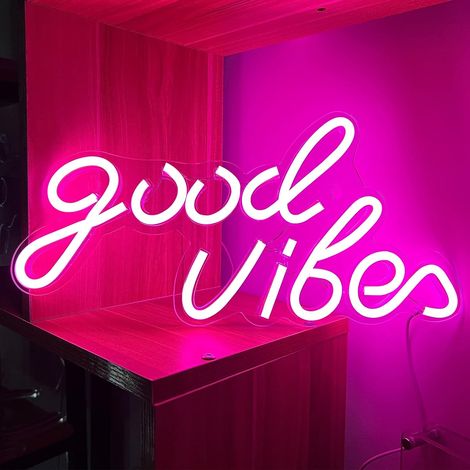 Lumière néon rose, alimentée par USB, idéale pour la décoration murale d'une chambre et l'espace spécial d'une fille. (1/5)