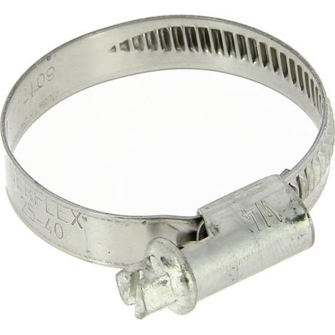 Collier serrage inox bande pleine L9 Ø25-40 W4