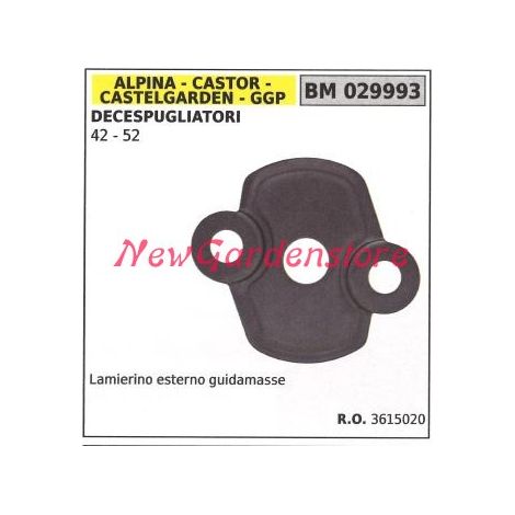 Lamierino esterno guidamasse frizione GGP motore decespugliatore 42 52 029993