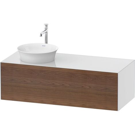DURAVIT WT4977L77850010 WTU White Tulip lavabo mural, 1 tiroir, côté gauche