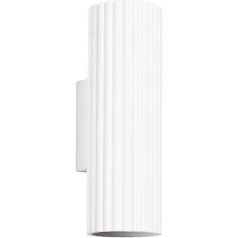 Lámpara de pared Karbon blanco aluminio 2xGU10 6.5cm Sollux