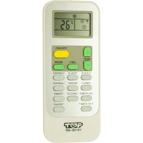 Télécommande universelle pour climatiseurs HiSense RM-8018Y (1/4)