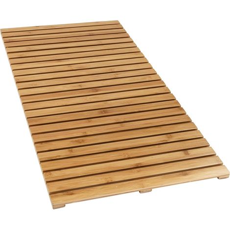 Zeller Bambusa Alfombrilla de Baño Natural 100 x 50 cm