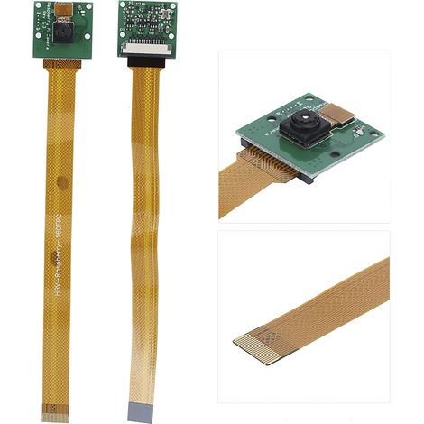 Kit Caméra pour Raspberry Pi 3 avec Support et Câble 15cm - Compatible Module Caméra Zero 1.3 et Zero W (1/5)