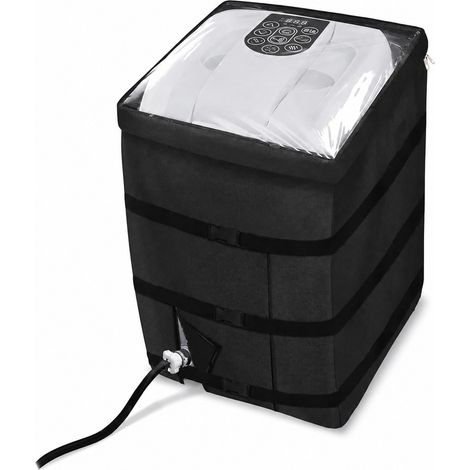 Housse de pompe de spa gonflable ultra-résistante avec fenêtre en PVC transparent (1/5)