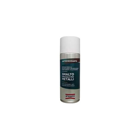 SMALTO SPECIALE METALLO ANTICHIZZANTE SPRAY- - ml.400 antichizzante ferro antico (3287) - 6 pezzi AREXONS