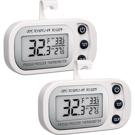 Küchenthermometer Digitales Küchenthermometer Kühlschrankthermometer Digitales Kühlschrankthermometer Wasserdichtes Thermometer Magnetisches Ther (1/5)