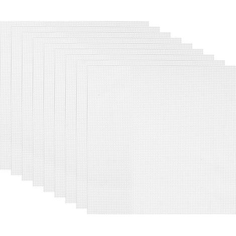 Lot de 100 pièces : tapis en maille de 10 x 10 cm, adaptés au fond des pots de fleurs. Ils empêchent le lessivage du terreau et assurent un drainage optimal. Grilles/filtres/tapis de fond adaptés à la (1/5)