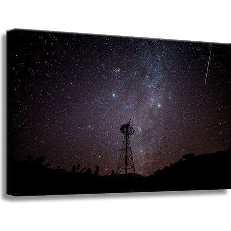 Leinwanddruck Weltraum-Sternschnuppe 60x40 cm