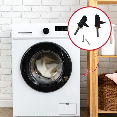 Charbons Moteur - 5 x 12,5 x 29 mm - Raccord 6,3 mm AMP - Pour Lave-Linge - Kit de 2 (1/5)