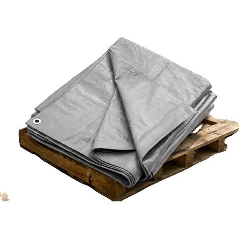 Plane, langlebiges HDPE-Material, wetterfest, Grau (1/2)