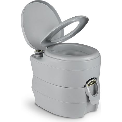 COSTWAY 20L Toilette Portatile con Serbatoio d'Acqua Rimovibile a Maniglia, per Campeggio (1/5)