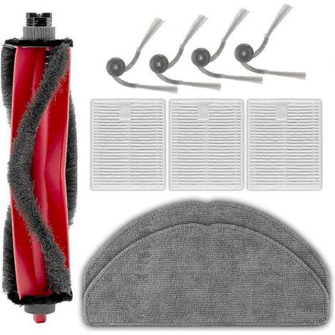 Pièces de rechange pour aspirateur robot Roborock Q7 M5 : brosse rotative, brosses latérales, filtres HEPA, lingettes de nettoyage (1/5)