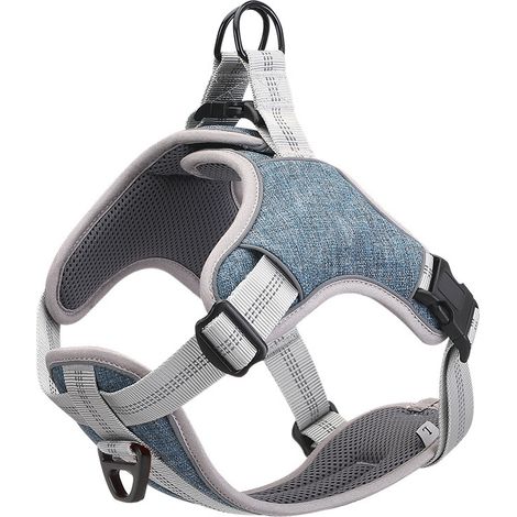 Filiyano-Gilet pour chien avec face avant réfléchissante, facile à contrôler grâce à la poignée et à l'arrière, idéal pour l'entraînement quotidien