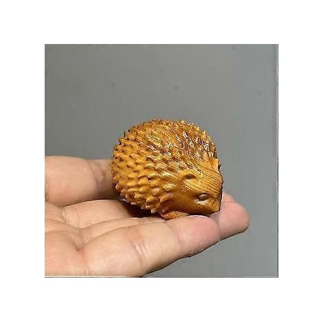 Igel-Holzschnitzerei, Ornament, Skulptur, Figur, Statue, Dekoration für Zuhause, Büro oder Tisch, Geschenk (1/5)