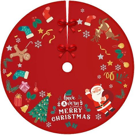 Jupe de sapin de Noël, tapis de sol extérieur, décoration intérieure, G-- (1/5)