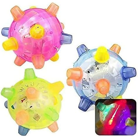 Balle vibrante musicale LED à rebond pour chien et chat, 1 pièce – DELKEVIC