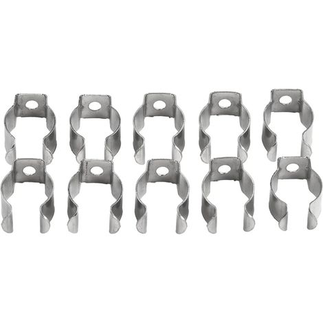 Support ressort pour outils - 10 pièces, 12mm, inox, argenté (1/3)
